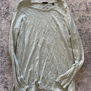ATM Light Green Long Sleeve Top